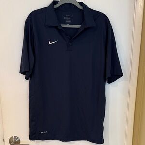 Nike Men's Dark Blue Dri-FIT Polo